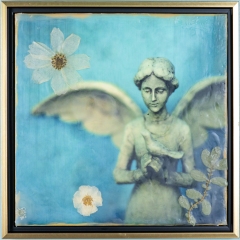 bird angel  12x12