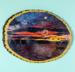 maine sunset  12x16—SOLD